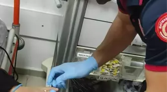 Batman'da Kadının Parmak Sıkışan Yüzüğü İtfaiye Ekipleri Tarafından Çıkarıldı