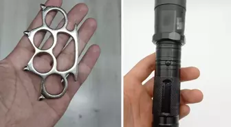 Muşta ve elektroşok cihazı taşırken yakalandı! Yediği ceza öyle böyle değil