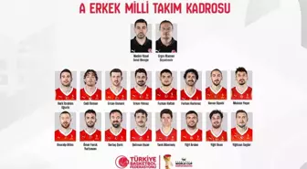 A Erkek Milli Takımı'nın FIBA 2027 Dünya Kupası Eleme Aday Kadrosu Açıklandı