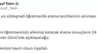 15 Bin Yeni Öğretmenin Atama Sonuçları 24 Kasım'da Açıklanacak