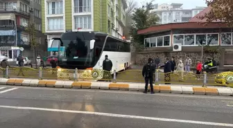 Edirne'de Kayan Otobüs Trafiği Felç Etti