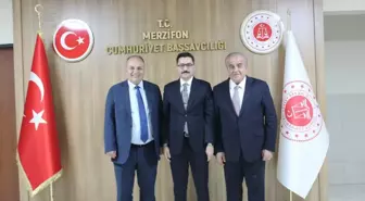 HSK ve Yargıtay Üyeleri Merzifon Adliyesi'nde Ziyaret Gerçekleştirdi