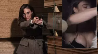 Teşkilat dizisinin Hilal'i Rabia Soytürk, zoom yapan muhabirin kurbanı oldu