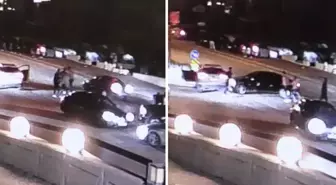 Trafikteki kavgayı ayırmak istedi, pişman oldu! O anlar kameralarda