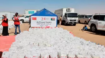 Türk Kızılay, Sudan'daki Çatışmalardan Etkilenenlere Gıda Desteği Sağlıyor