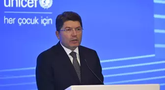 Bakan Tunç, Yargısal Süreçlerde Çocuklar için Koruyucu ve Onarıcı Yaklaşımlar Projesi'nin açılış töreninde konuştu Açıklaması
