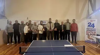 Amasya'da Öğretmenler İçin Masa Tenisi Turnuvası Düzenlendi