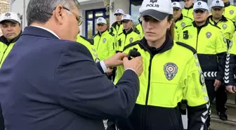 Sinop'ta Trafik Polislerine Yaka Kamerası Dağıtıldı