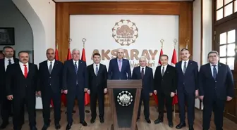 TBMM Başkanı Numan Kurtulmuş Aksaray'da Valiliği Ziyaret Etti