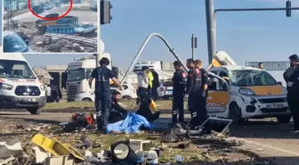 Tır, taksiyle hafif ticari aracı biçti! Ölü ve yaralılar var