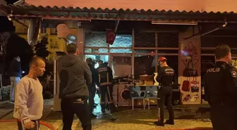 Alanya'da Beyaz Eşya Tamir Dükkanında Yangın Çıktı