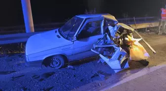 Bilecik'te Park Halindeki Araca Çekici Çarptı: 1 Yaralı