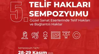 'Güzel Sanat Eserlerinde Telif Hakları' sempozyum masasında
