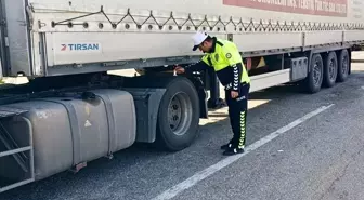 Kırşehir'de Kış Lastiği Denetimi Gerçekleştirildi