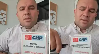 'Kürt halkını sevmeyen bizi de sevmesin' diyerek CHP'den istifa etti