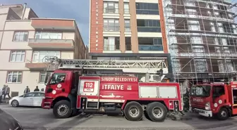 Sinop'ta Apartman Dairesinde Yangın