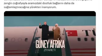 Emine Erdoğan'dan Güney Afrika ziyaretine ilişkin paylaşım
