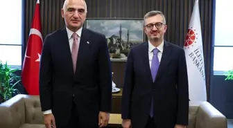 Bakan Ersoy, İletişim Başkanı Duran'ı Ziyaret Etti