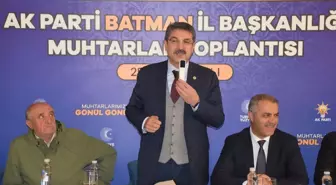 AK Parti Batman'da Muhtarlarla Toplantı Düzenledi