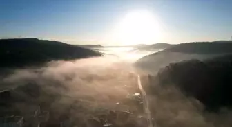 İstanbul Boğazköy Mahallesi Sisle Kaplandı