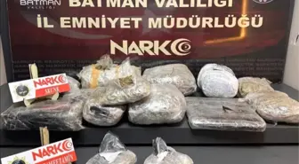 Batman'da Uyuşturucu Operasyonu: 12 Kilo Madde Ele Geçirildi