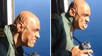 O anlar viral oldu! 740 kilometre hızla esen rüzgar yüzünü bu hale getirdi