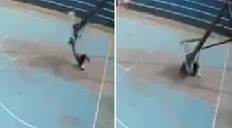 Basketbol oynarken feci şekilde can verdi