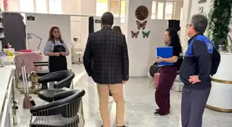 Buharkent'te Güzellik Salonlarına Denetim