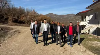 Almus Kaymakamı Emre Çömen, Alan Köyünde KÖYDES Projesi İncelemesi Yaptı