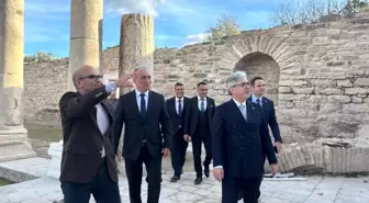 Bakan Yardımcısı Yelkenci, Stratonikeia Antik Kenti'ni Ziyaret Etti