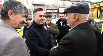 Ağrı Emniyet Müdürü Esnafla Buluştu