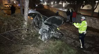 Karabük'te devrilen otomobilin sürücüsü yaralandı