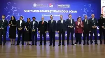 Mekap, OSB Yıldızları Araştırması'nda Ödül Aldı