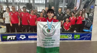 Niğde'den Ahmed Yasin Yıldız, Para Yüzme Seçmelerinde Türkiye 8.'si Oldu