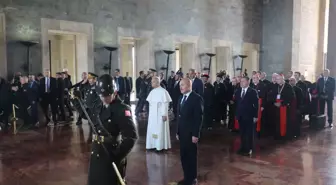 Papa 14. Leo Türkiye Ziyaretine Anıtkabir'den Başladı
