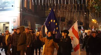 Gürcistan'da AB Katılım Müzakereleri İçin Protestolar 1. Yılında