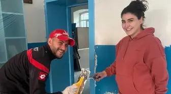 Kafkas Üniversitesi Öğrencilerinden Sosyal Sorumluluk Projesi: Ortaokul Yenilendi