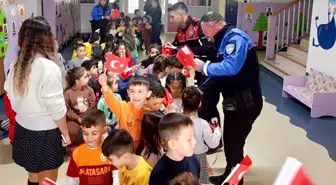 Aydın'da Emniyet Müdürlüğü Anaokulu Öğrencileriyle Buluştu