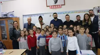 Onur Dilber, 28 Şubat İlkokulu'nu Ziyaret Etti