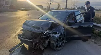 Çerkezköy'de Kaza: Sürücü Yaralandı