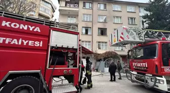 Konya'da Kombi Patladı, Yangın Çıktı: 1 Kişi Hastaneye Kaldırıldı