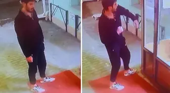 Akılalmaz görüntü! Durup dururken cami kapısına saldırdı