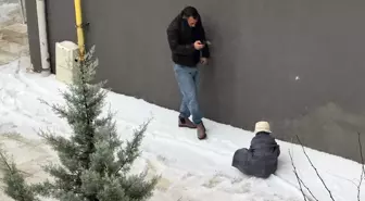 Görüntü Ege'den! Sokaklar beyaza büründü