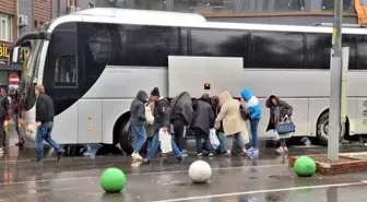 Kırklareli'de Sağanak Yağış Etkili Oluyor