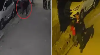 Başını otomobile çarptığı çocuğu yere fırlattı! Dehşet anları kamerada