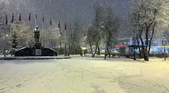 Ardahan'da Mevsimin İlk Karı Yağdı