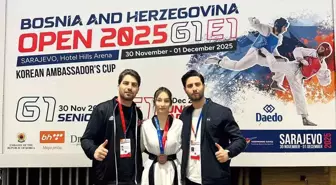 Ayşe Kavlak, Bosna Hersek'teki Taekwondo Turnuvasında Üçüncülük Elde Etti