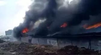 Gaziantep'te Şantiyede Yangın: İtfaiye Ekipleri Müdahale Etti
