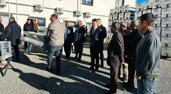 Besni'de 84 Yetiştiriciye Otomatik Yemlik Dağıtıldı