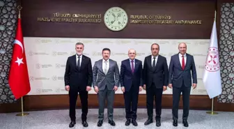 Hazine ve Maliye Bakanı Şimşek, TŞOF Genel Başkanı Yiğiner'i kabul etti